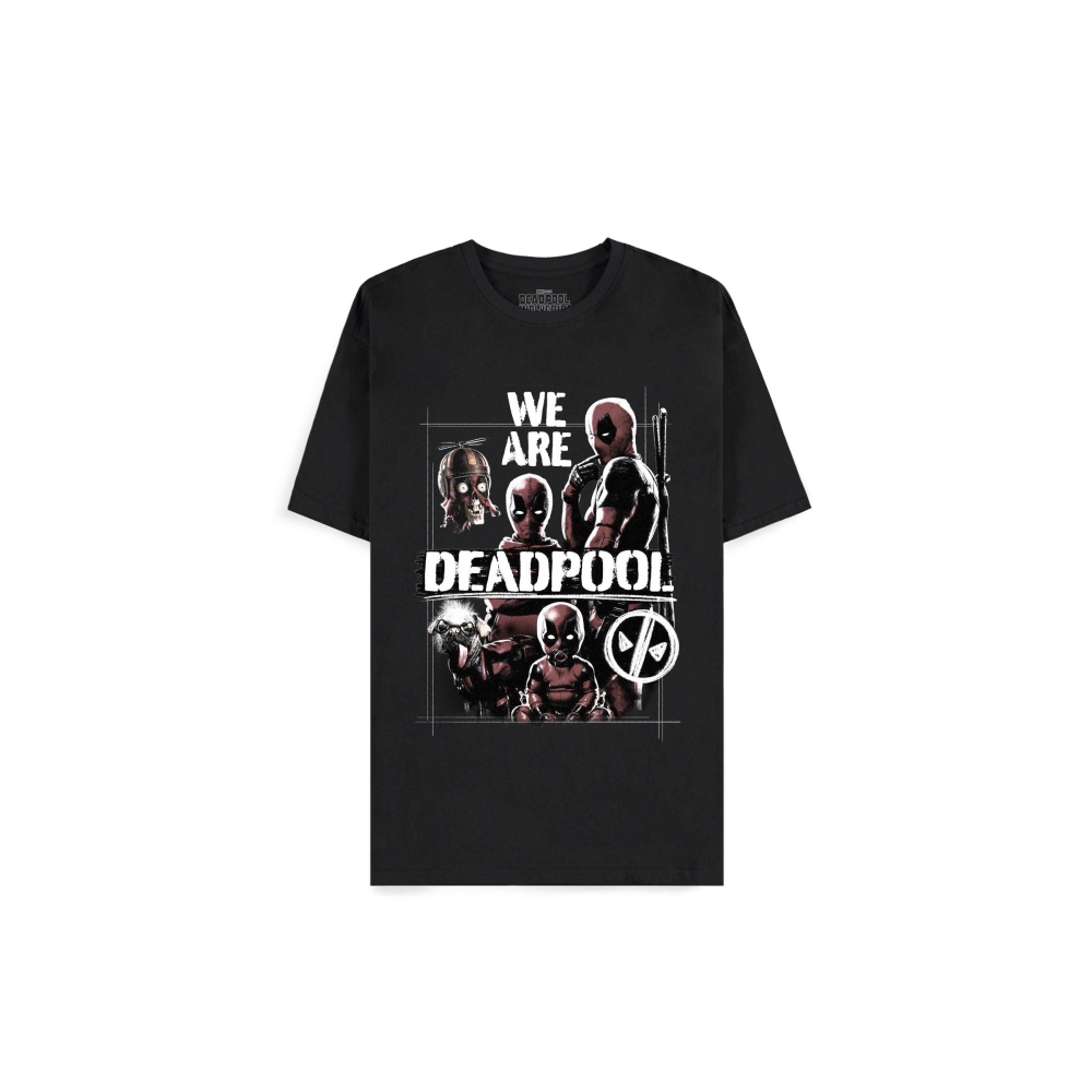 Marvel Deadpool - We Are Mens Tshirt - Black